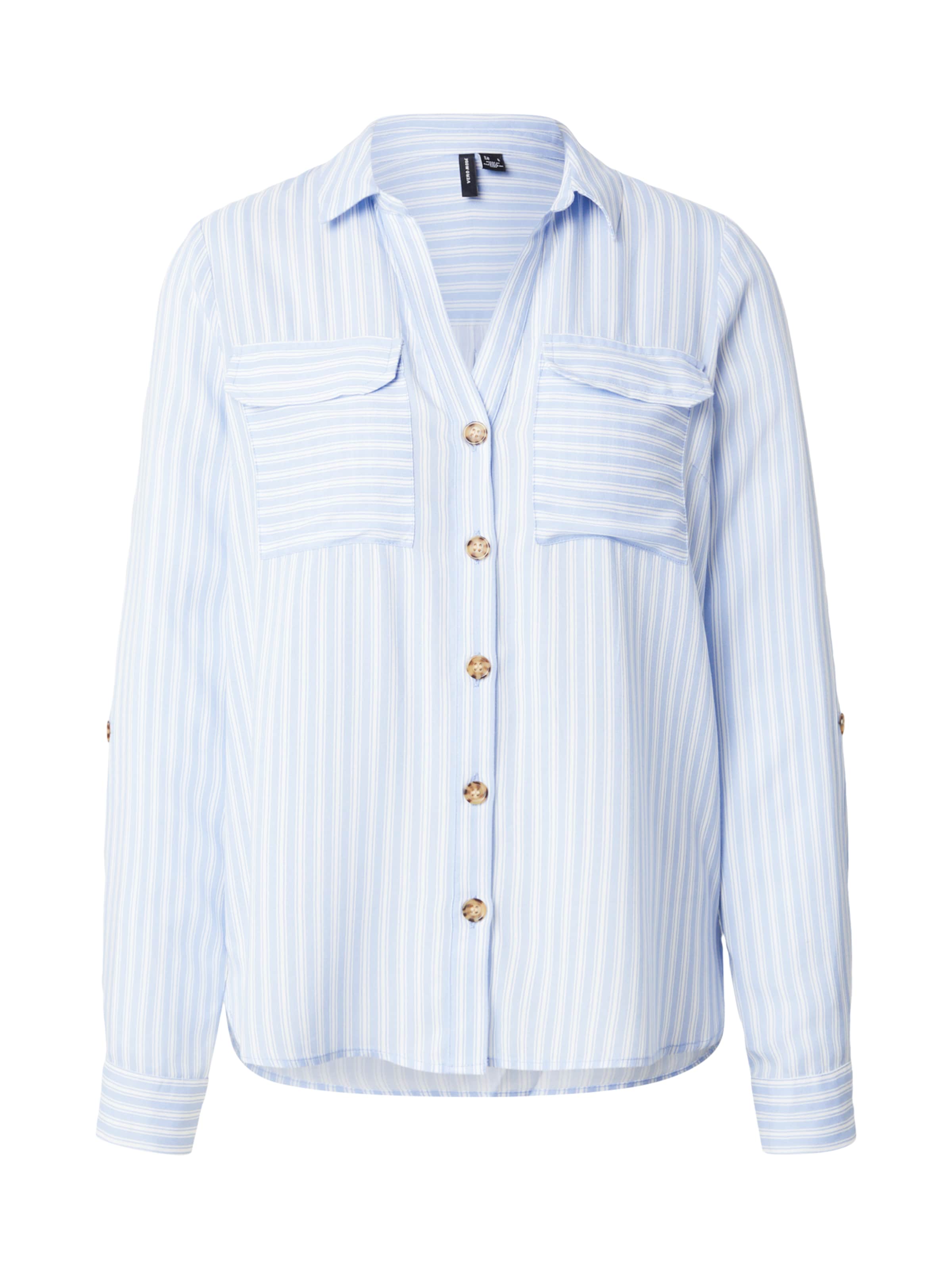 VERO MODA Блуза 'VMBUMPY' в синьо: отпред