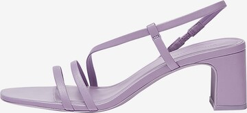 Pull&Bear Sandal in Purple