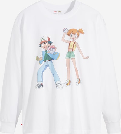 LEVI'S Shirt 'POKEMON' in de kleur Blauw / Pasteelgeel / Lichtgroen / Rood / Wit, Productweergave