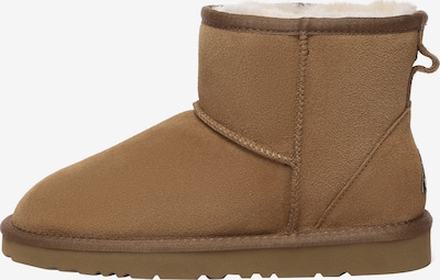 Everau Boots 'Ostrich' en 36 en marron châtaigne, Vue avec produit