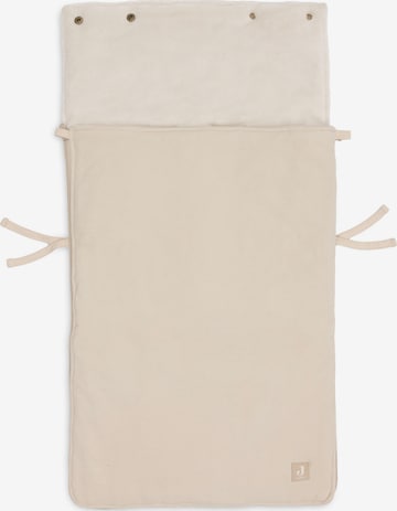 Jollein Fußsack 'Little Waffle' in Beige: Vorderseite