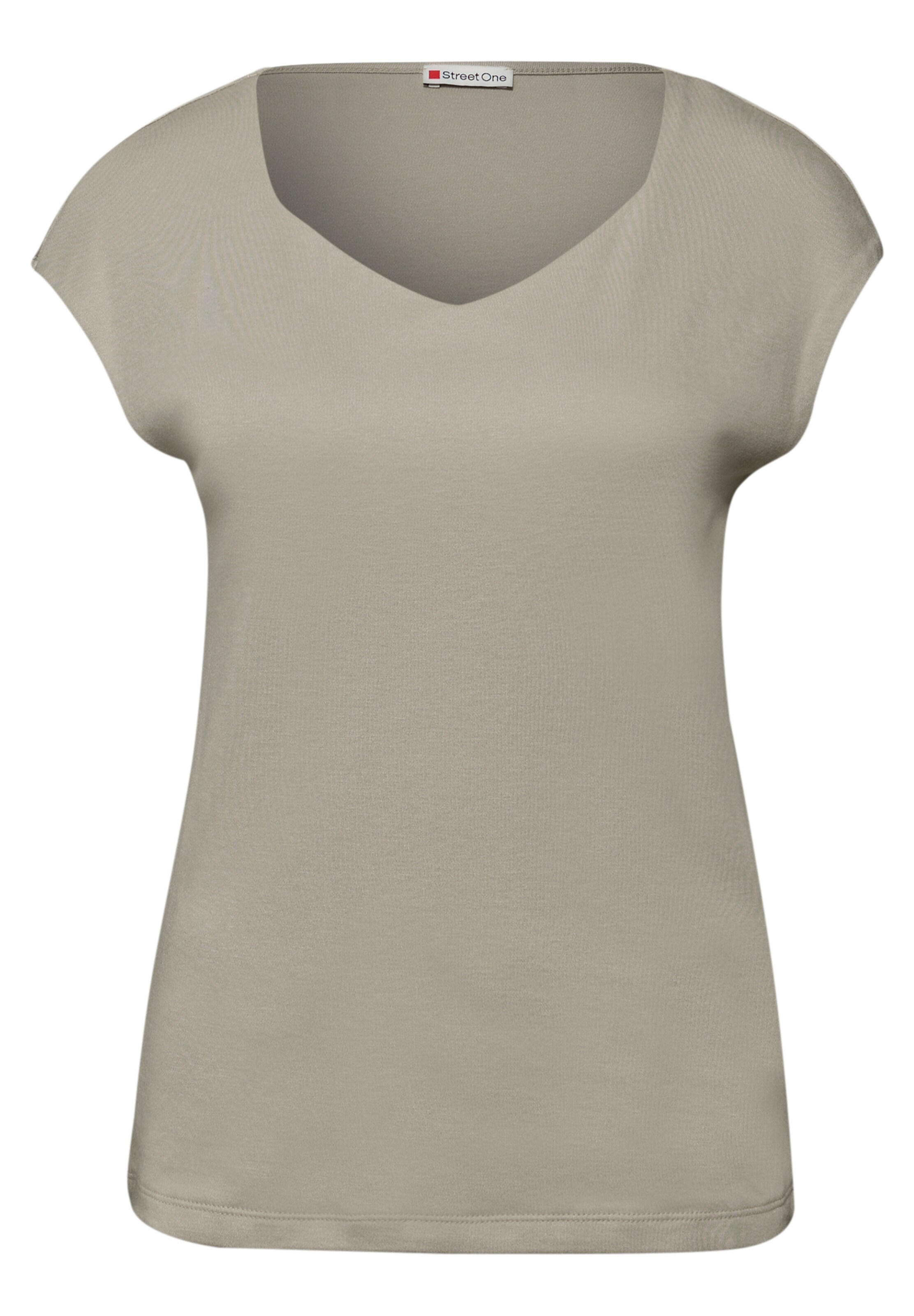 STREET ONE Shirt in Beige: Vorderseite