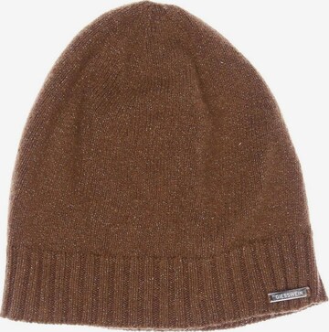 GIESSWEIN Hat & Cap in One size in Brown: front