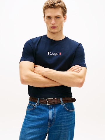 Maglietta 'BRAND LOVE' di TOMMY HILFIGER in blu: frontale