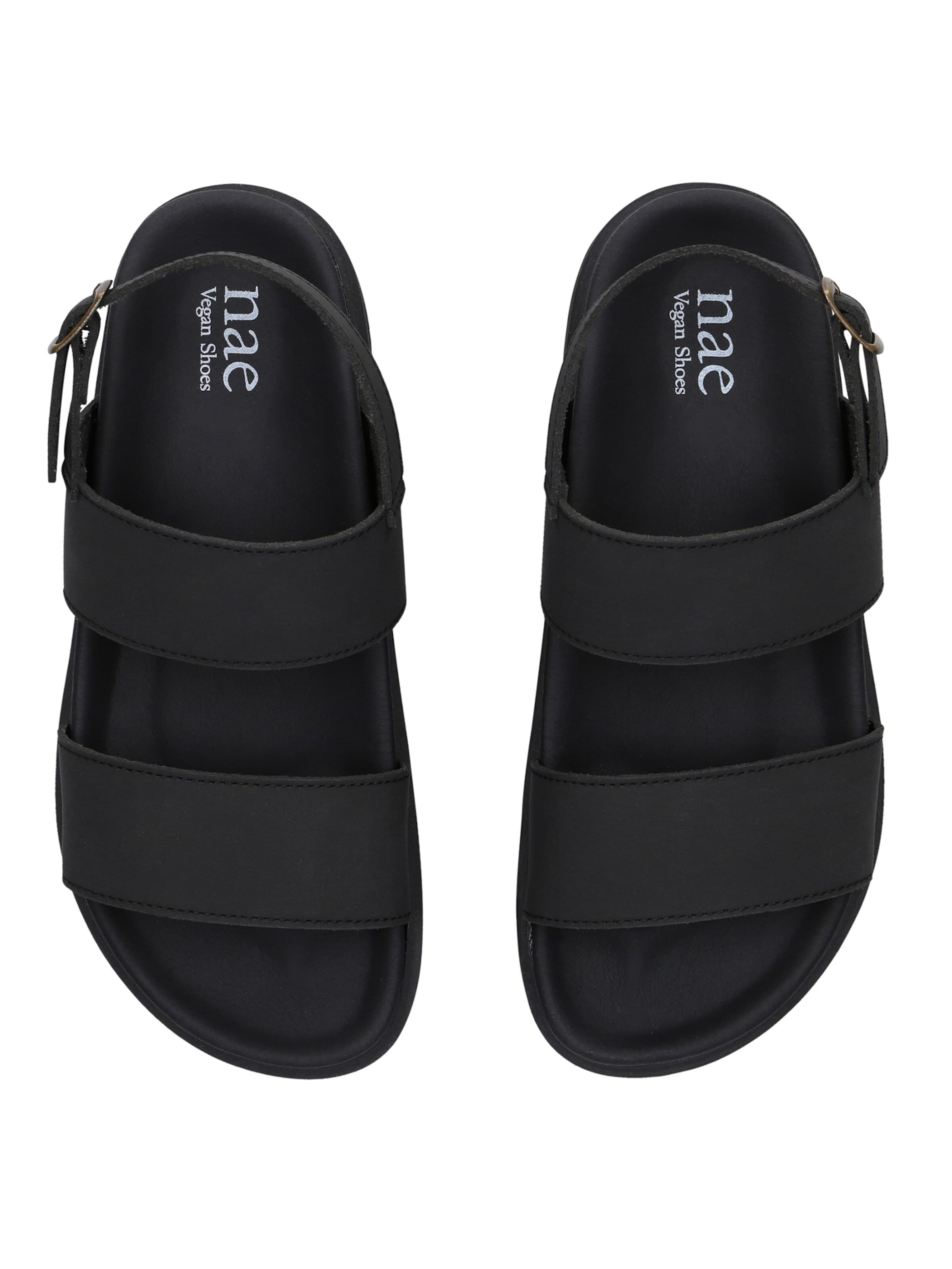 nae Vegan Shoes Sandały 'PALAU' w kolorze czarny