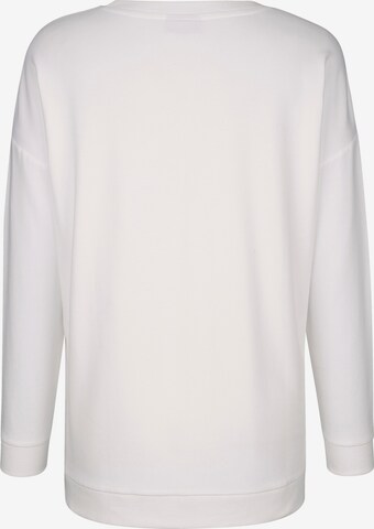 Sweat-shirt MIAMODA en blanc