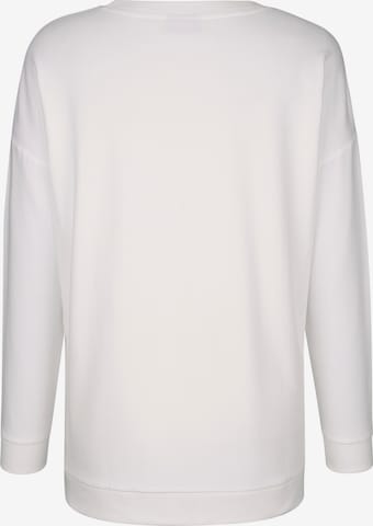 Sweat-shirt MIAMODA en blanc