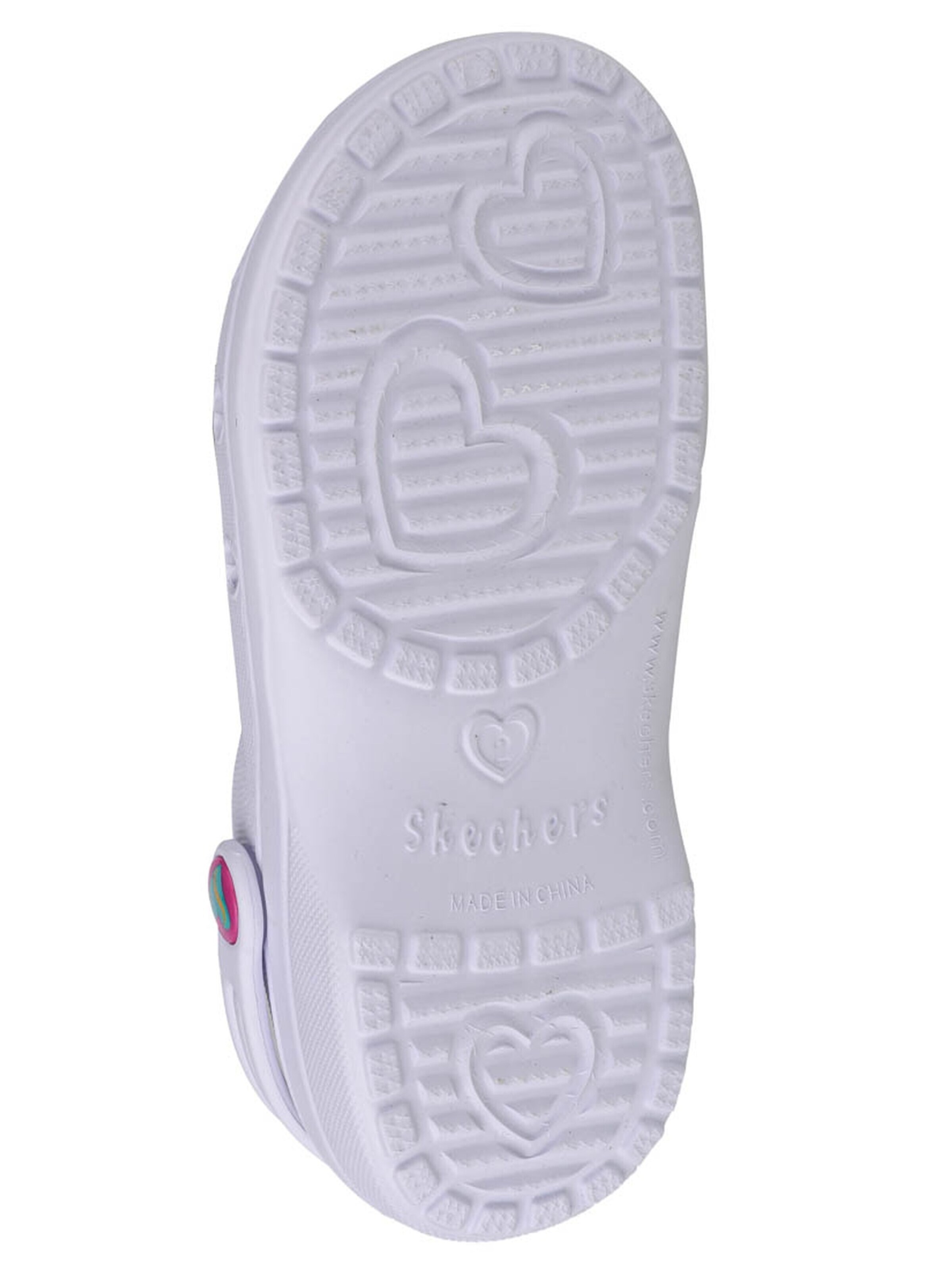 SKECHERS Sandalen 'Heart Charmer Photobomb' in Wit