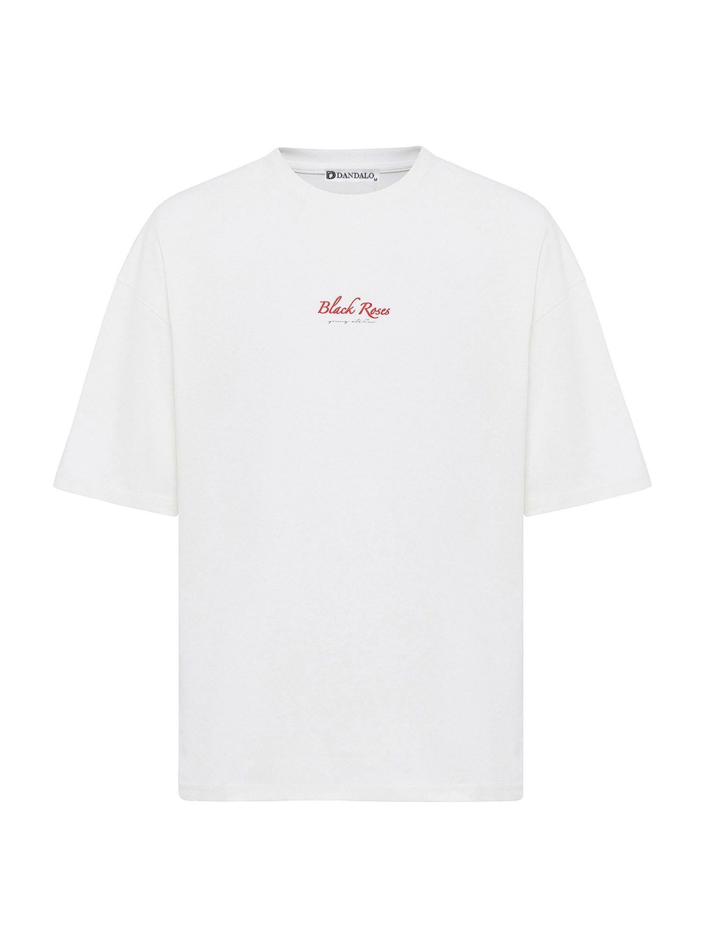 Tricou de la Dandalo pe alb: față