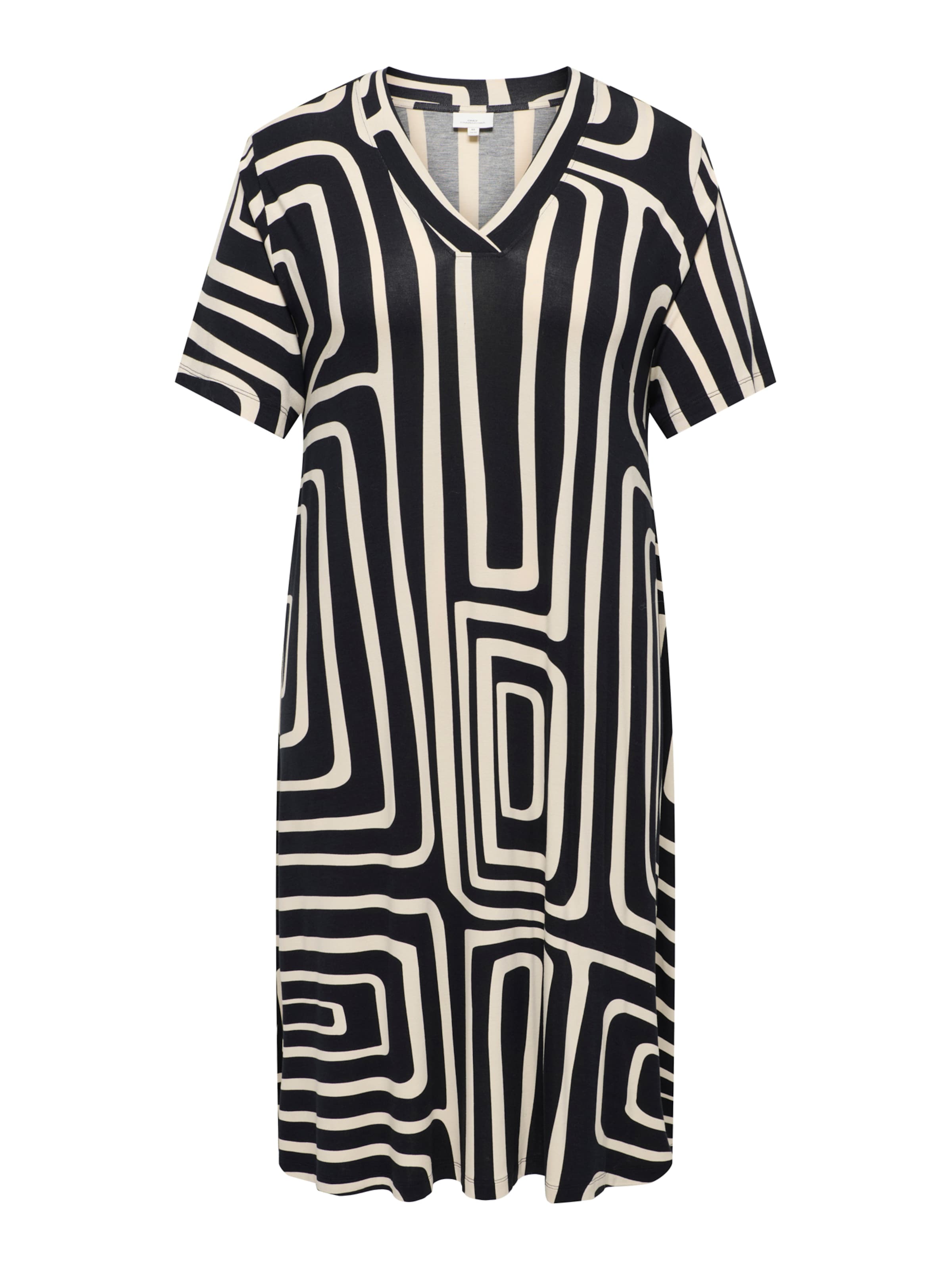 ONLY Carmakoma - Vestido 'CARFYRLA' en negro: frente