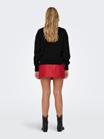 ONLY Sweatshirt 'Kinja' in Zwart