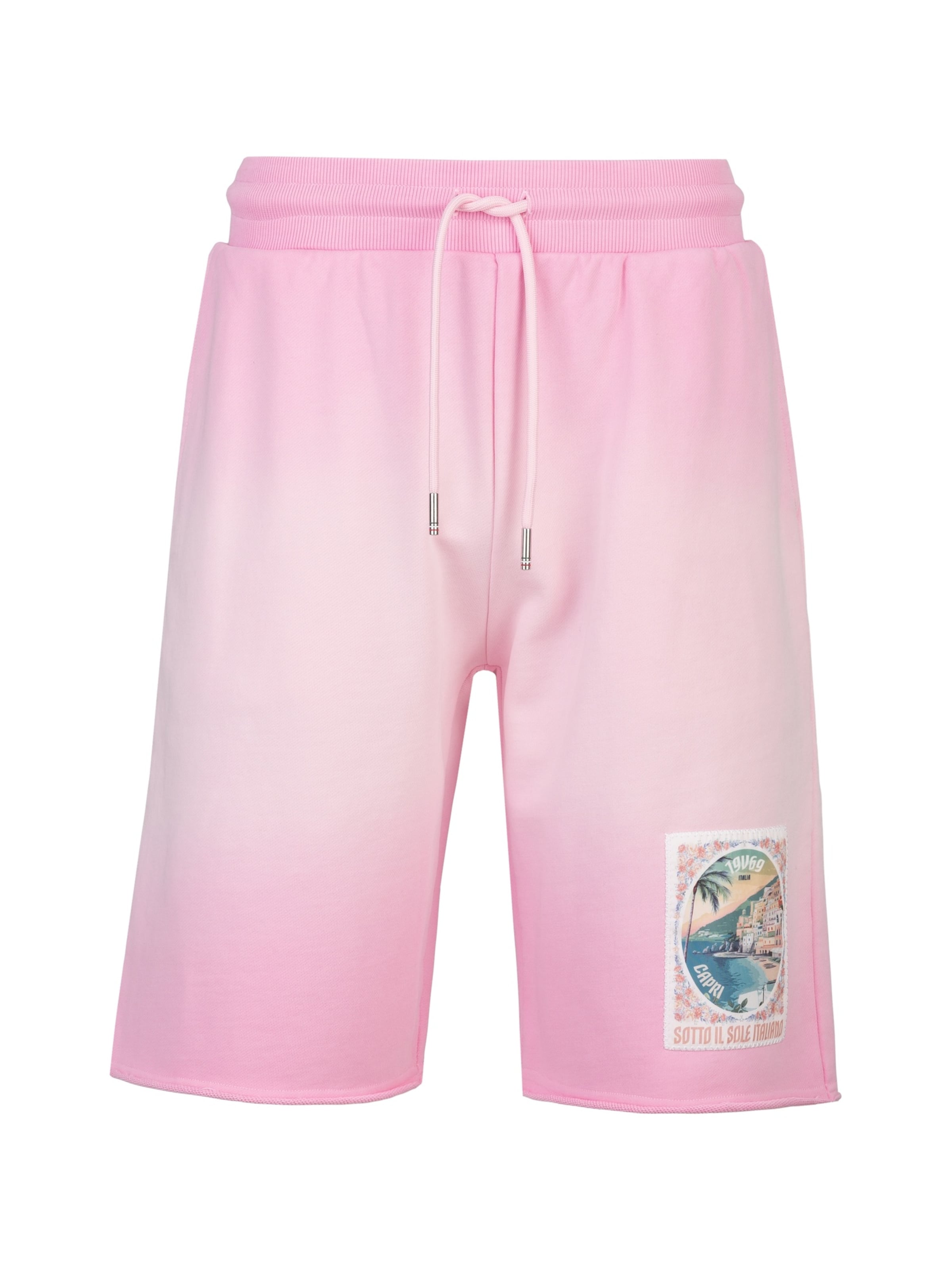 19V69 ITALIA Regular Broek 'Meo Dip' in Roze: voorkant