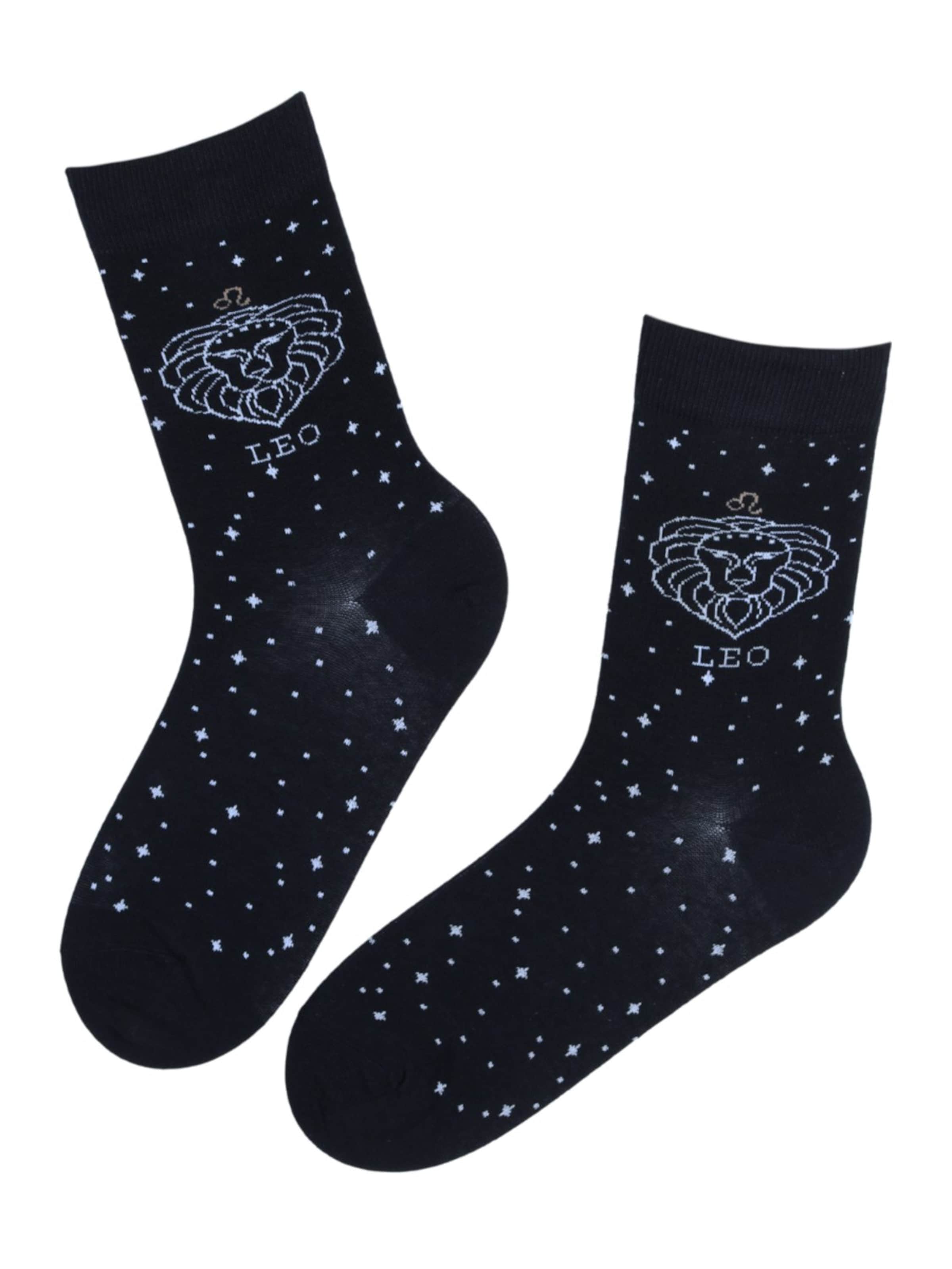 Chaussettes 'LEO' Sokisahtel en noir : devant