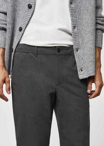 MANGO MAN Tapered Hose 'Murlo' in Grau