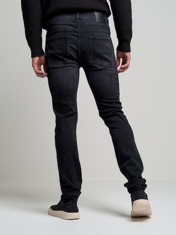 BIG STAR Slimfit Jeans 'Deric' in Schwarz