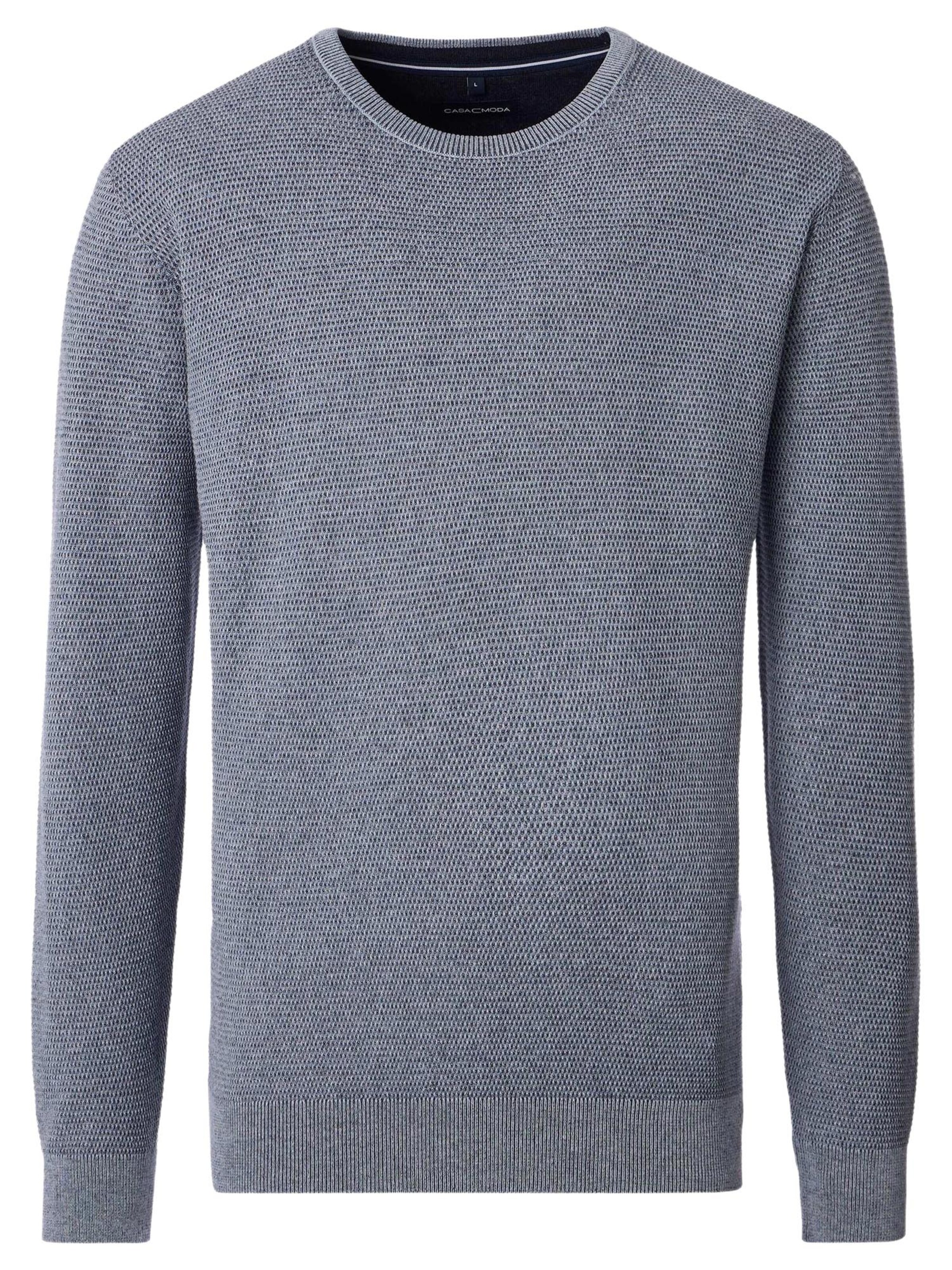 CASAMODA Sweater 'Basic' in Blue: front