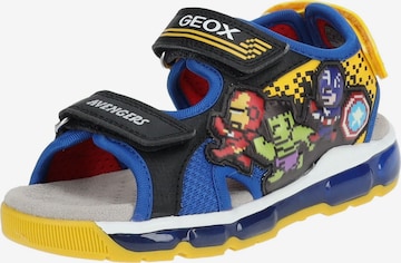 GEOX Sandals & Slippers in Mixed colors: front