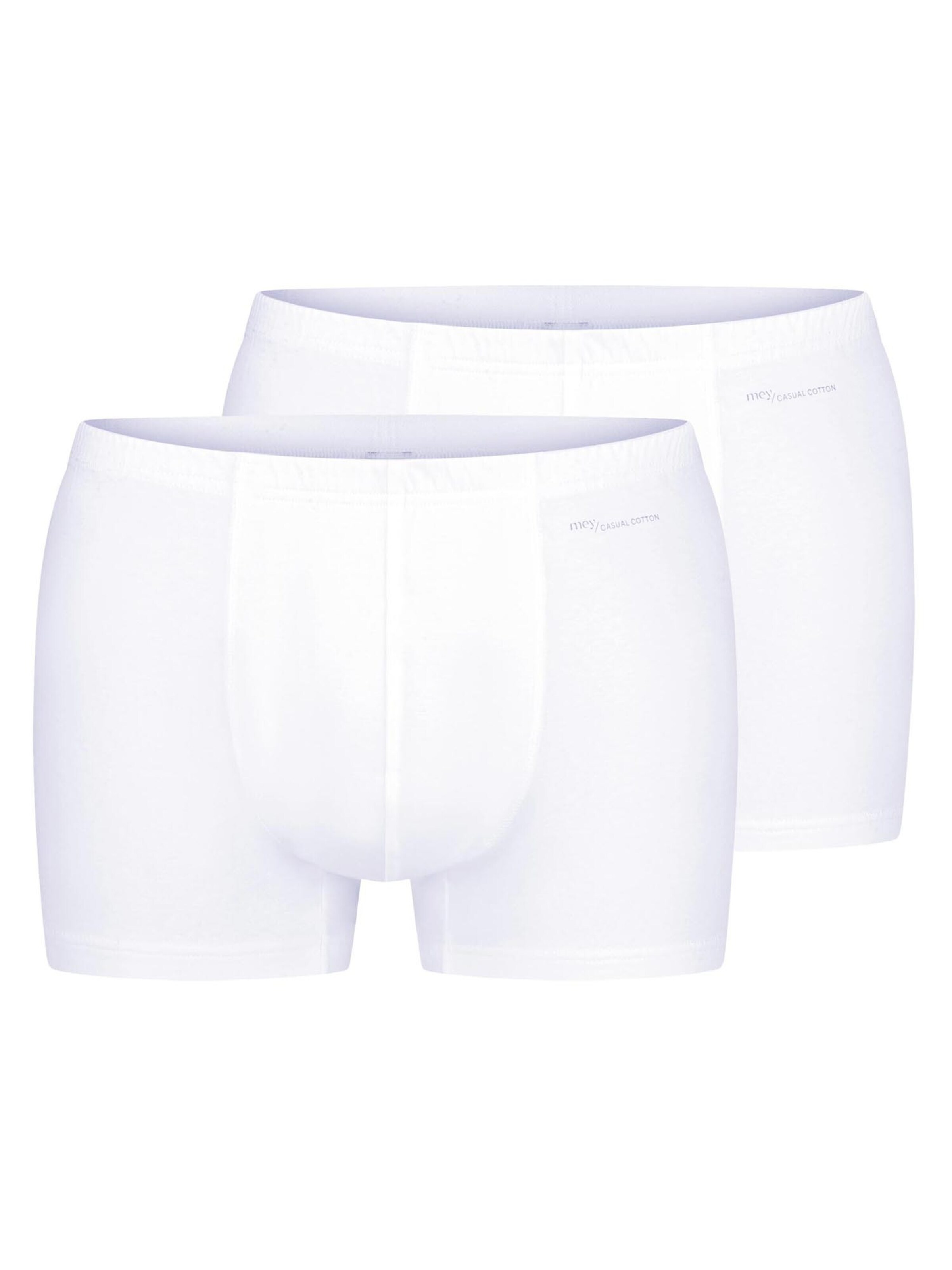 Mey Boxer shorts 'Casual Cotton' in White: front