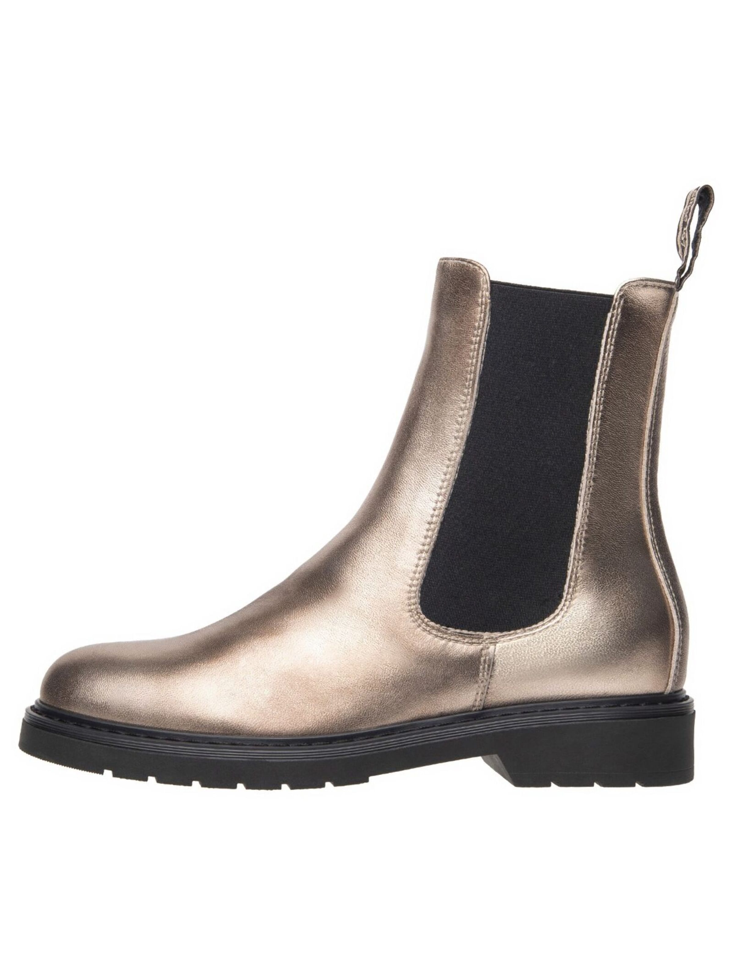 Chelsea Boots Nero Giardini en or