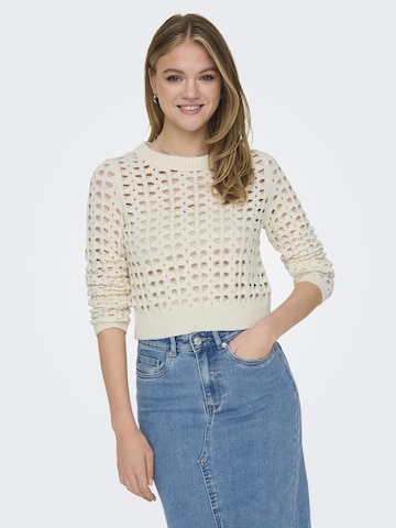 ONLY Sweater 'Kine' in Beige