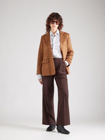 VERO MODA Wide leg Παντελόνι πλισέ 'VMHailey' σε καφέ