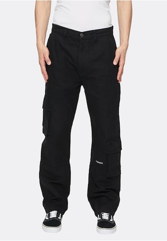 Regular Pantalon cargo Pegador en noir : devant