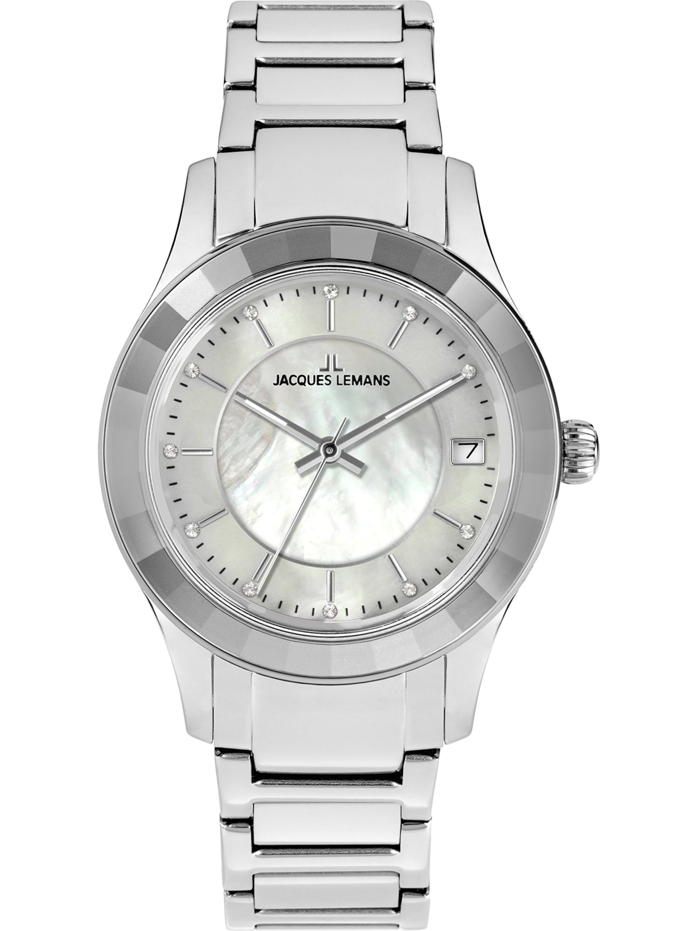 Jacques Lemans Uhr in Silber: Vorderseite
