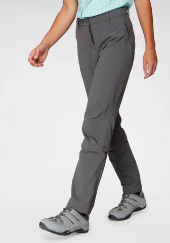 Schöffel Regular Outdoor Pants 'Engadin' in Grey: front