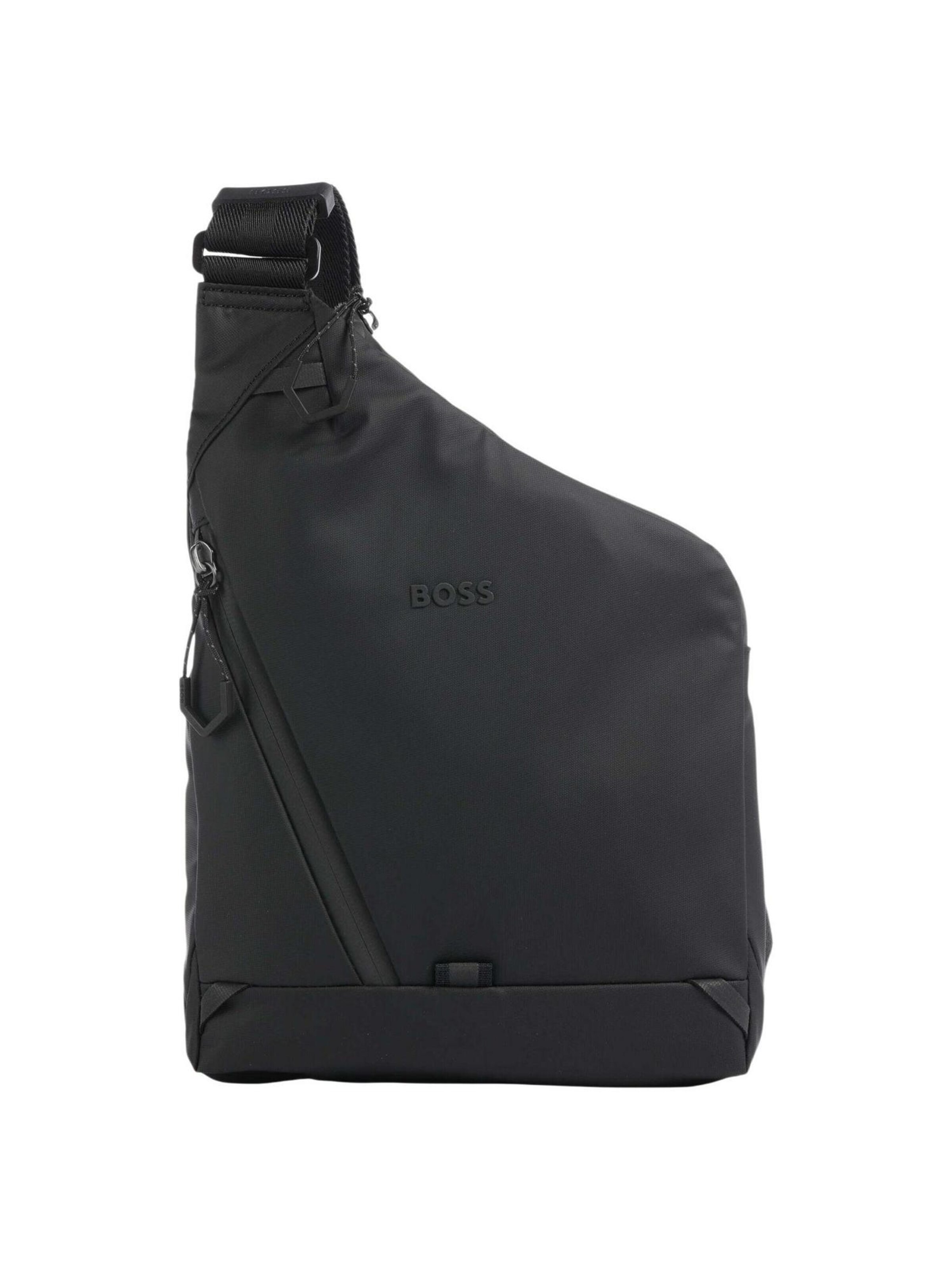 Borsa a tracolla 'Stenson Body Bag 50558377' di BOSS in nero: frontale