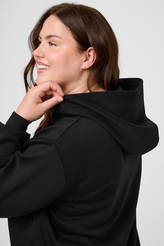 KAFFE CURVE Sweatshirt 'KCAnnita' in Black
