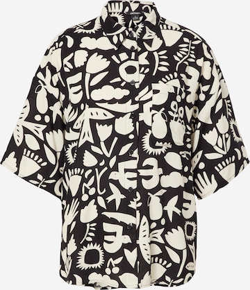 Monki Bluse in Schwarz: predná strana