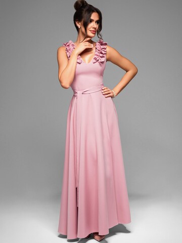 Ombre Abendkleid‌‌‌‌‌‌‌ in Pink