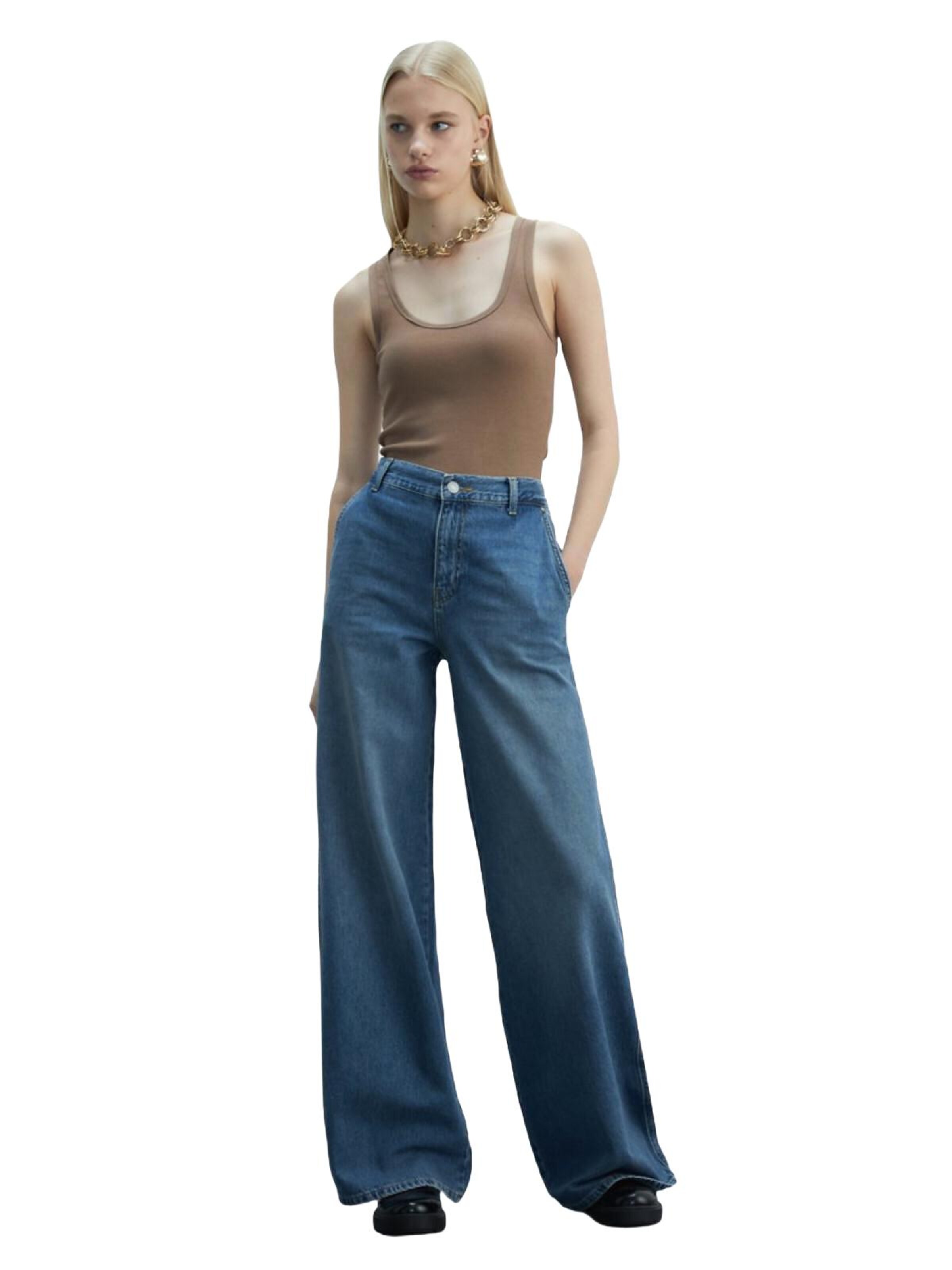 LTB Jeans Wide leg Jeans 'Mariam' in Blauw: voorkant