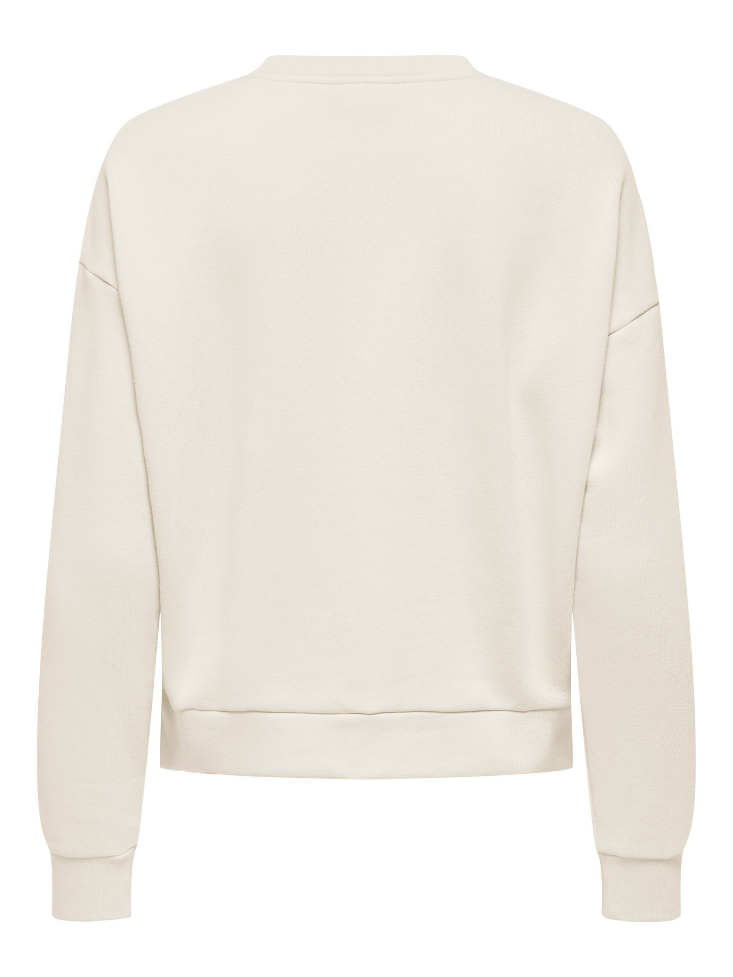 ONLY Sweatshirt 'ONLPam' in Weiß
