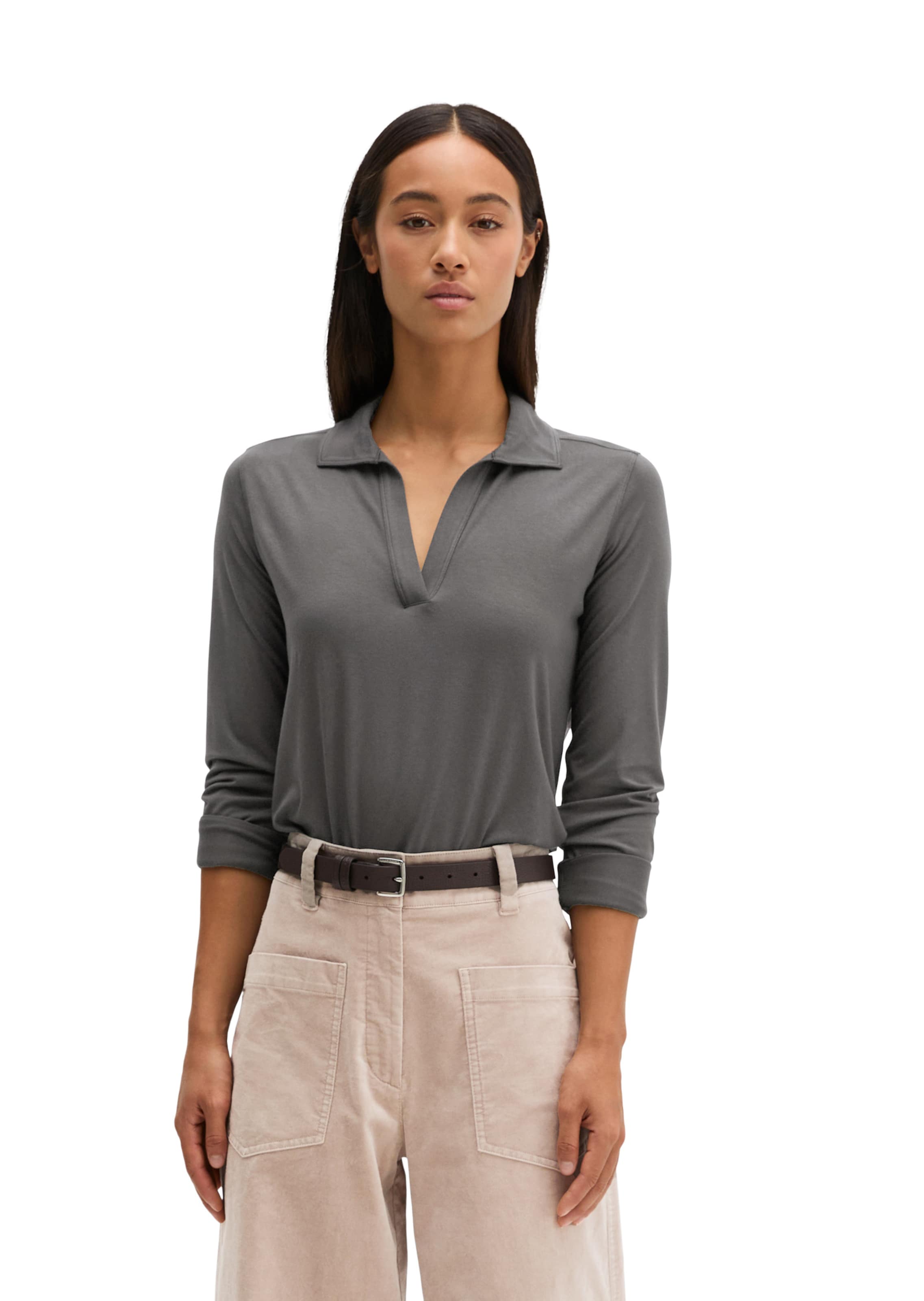 Marc O'Polo Shirt in Grijs: voorkant