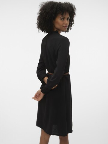 VERO MODA Shirt Dress 'VIBE' in Black