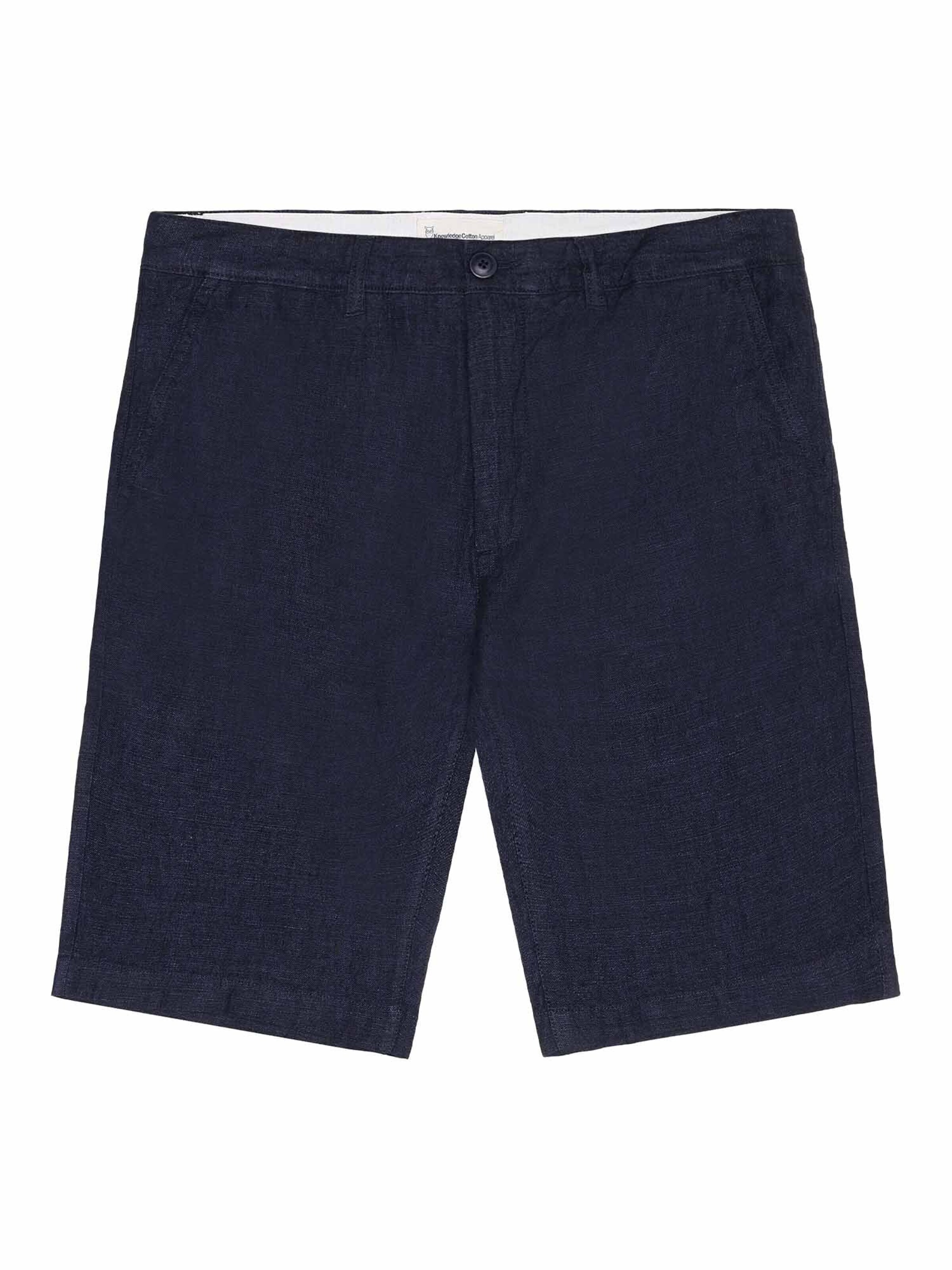 KnowledgeCotton Apparel Pants ' Chuck' in Black: front