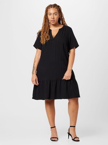Zizzi Shirt Dress 'MACY' in Black: front