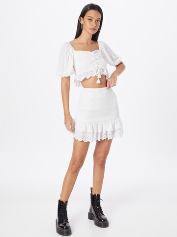 River Island Rok in Wit