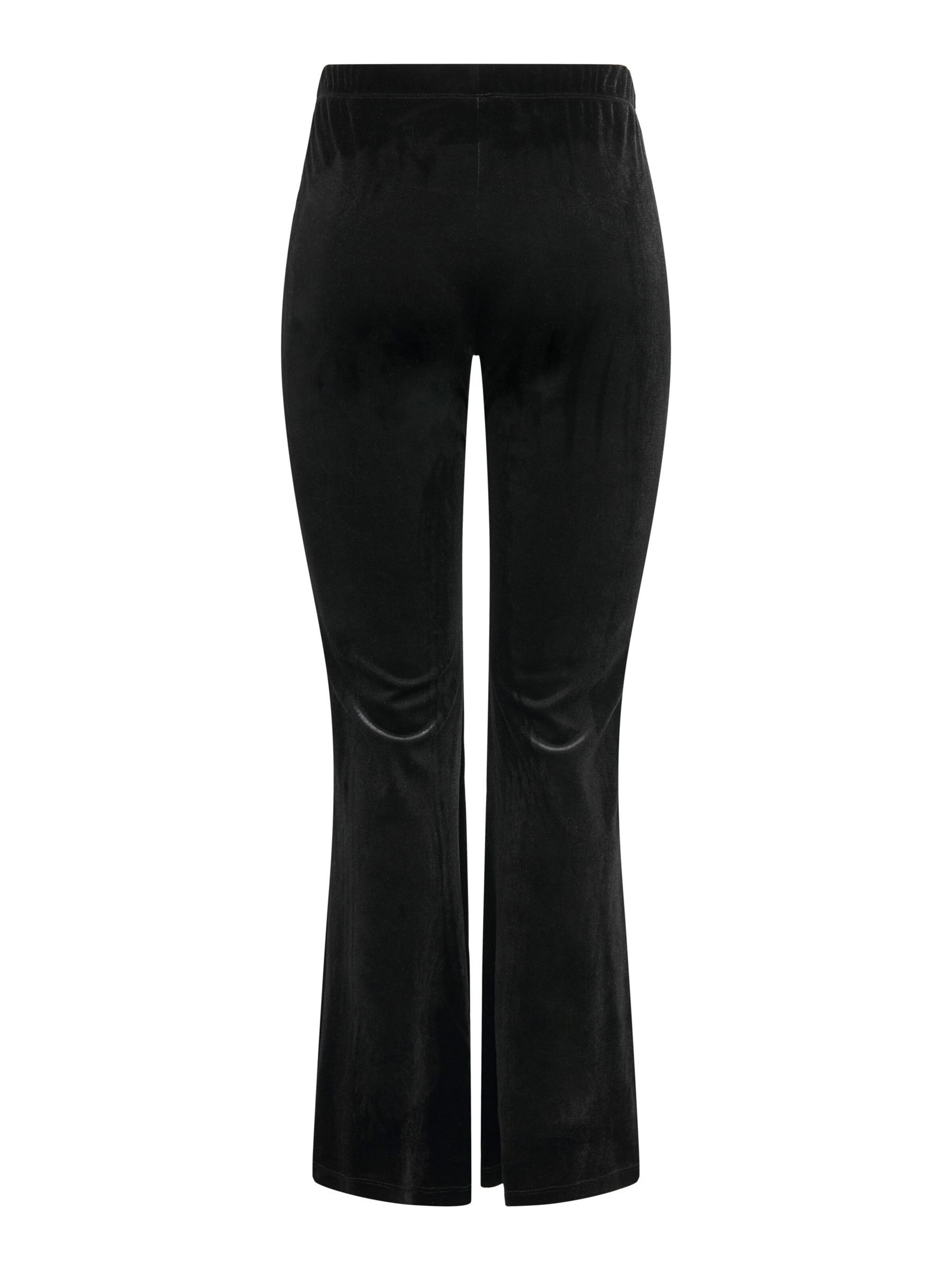 ONLY - Acampanado Pantalón 'ONLSMOOTH' en negro