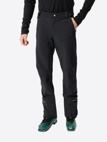 VAUDE Regular Outdoorbroek 'Larice IV' in Zwart: voorkant