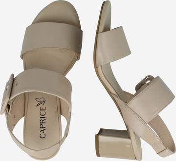 CAPRICE Sandal i beige