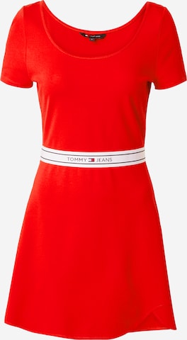 Tommy Jeans Dress in Red: front