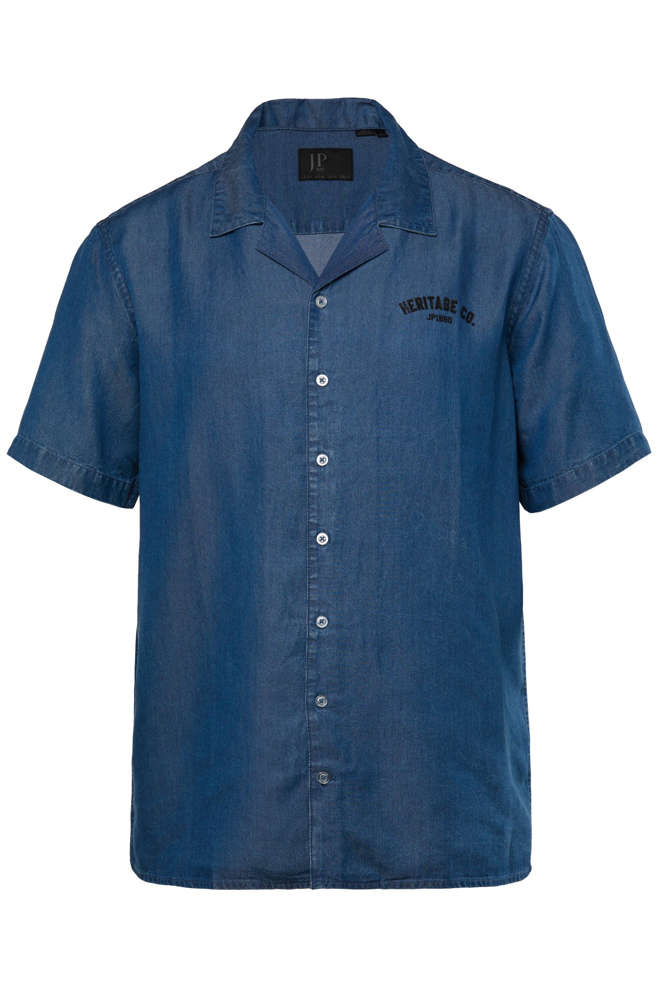 JP1880 Regular fit Button Up Shirt in Blue: front