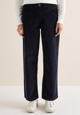 CECIL Wide leg Pants in Blue: front