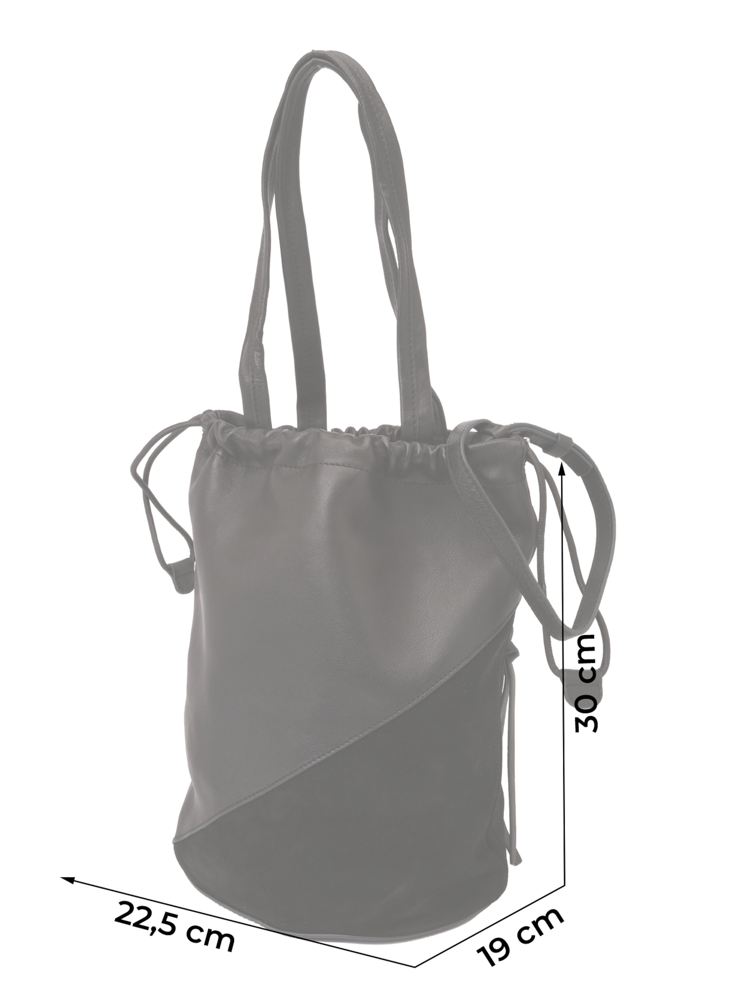 Geantă tip sac 'LOS ANGELES' de la Desigual pe negru: față