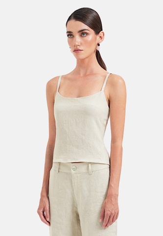 OW Collection Top 'Luma' in Beige