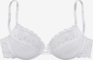 LASCANA Bra in White: front