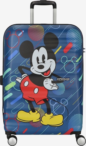 Trolley 'Disney' di American Tourister in blu: frontale