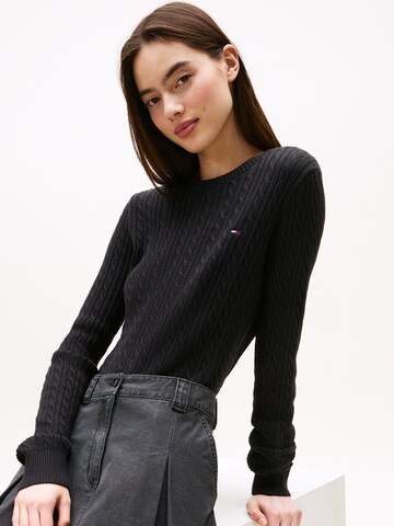 Pullover 'ESSENTIAL' di Tommy Jeans in nero